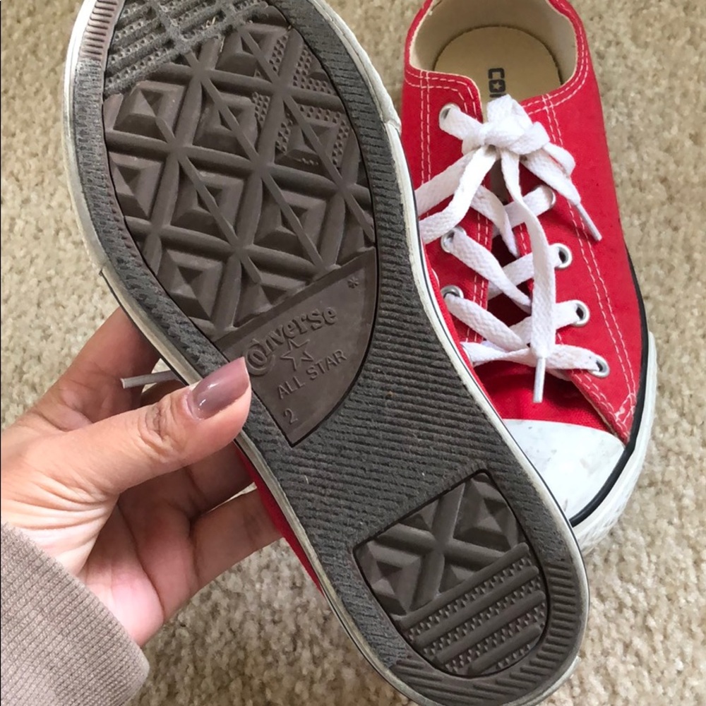Red Converse - Picture 2 of 2